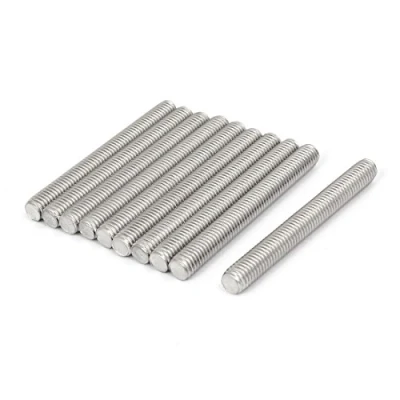 Image of Sourcingmap M8 x 70mm 1.25mm Pitch 304 Stainless Steel Fully Threaded Rods Bar Studs 10 Pcs