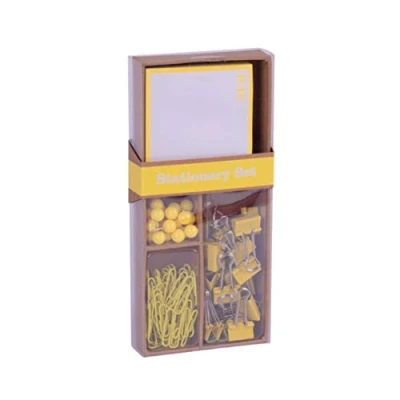 Image of APLI Fluor Collection 18423 Yellow Office Set