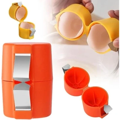 Image of Egg Topper Cutter Tool Cracker Shell Opener Hard Boiled Peeler For Eggs Kitchen Gadgets Cracking Handheld Slicer Or