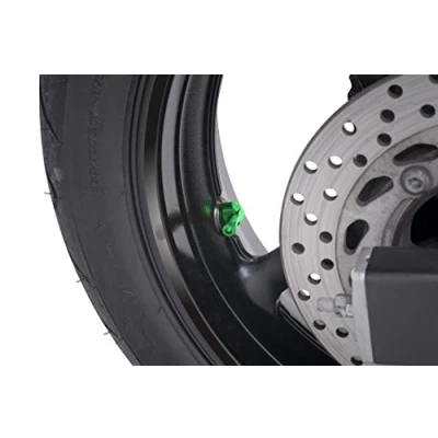 Image of Puig 5591V Race Valves Diameter Rim Hole 11 mm Green