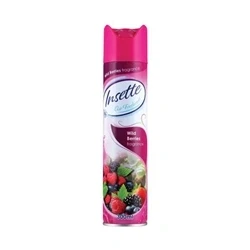 Image of Insette Air Freshener Aerosol Wild Berry 330ml (2 Pack)