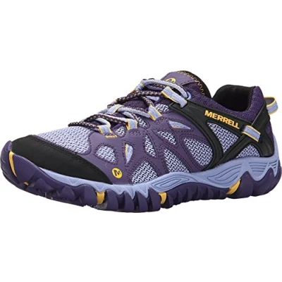 Image of Merrell All Out Blaze Aero Sport, Women&#039;s Hiking Shoes, Purple Parachute, 4.5 UK