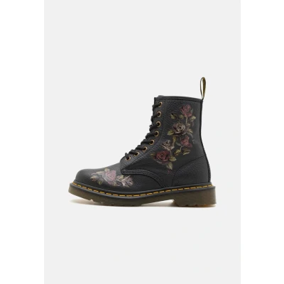 Image of Dr. Martens 1460 Platform ankle boots, Women&#039;s, Size: 4, Black Leather