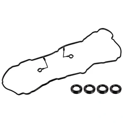 Image of 224412E000, 224412E000S1, 2244323000, 2244323000S1, 2244323001 Gasket Set, rocker cover FEBI BILSTEIN 108338 NBR (nitrile butadiene rubber)
