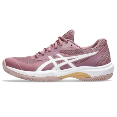 Image of Asics GAME FF Padel shoes, Women&#039;s, Size: 6.5, Purple oxide/white Textile/synthetics