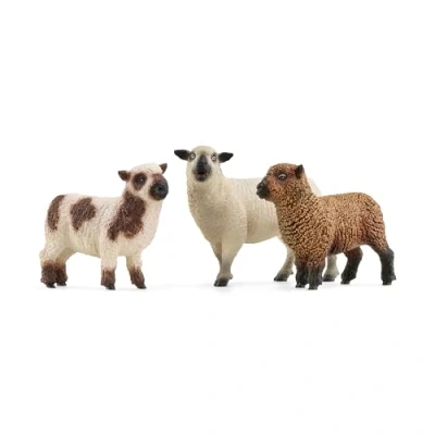 Image of schleich 42660 FARM WORLD Sheep Friends Figurine for ages 3+, Black, Ocean Tides