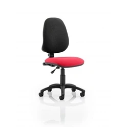 Image of Eclipse Plus I Lever Task Operator Chair Bespoke Colour Seat Bergamot Cherry