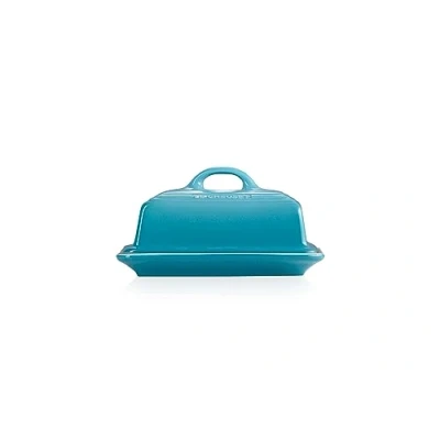 Image of Le Creuset Stoneware Butter Dish, 900 g, 17 x 12.5 9 cm, Teal, 70837171700000