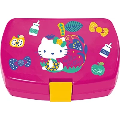 Image of FUN HOUSE Hello Kitty Children&#039;s Lunch Box H.6.5 x L.17 D.13.5 cm