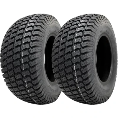 Image of 20x8.00 10 Lawnmower Grass Tyres Wanda P332 Turf E Marked Road Legal (Set of 2)
