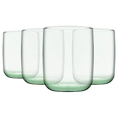 Image of 280ml Aware Iconic Recycled Glass Tumblers Green By Pasabahce