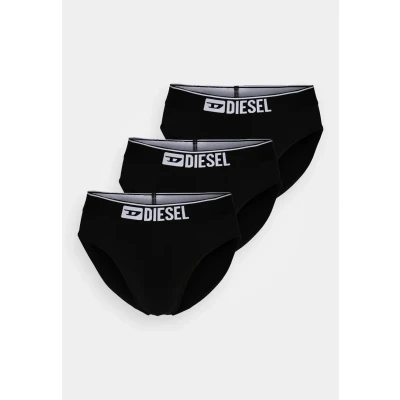 Image of Diesel UMBR Andrethreepack Briefs, Men&#039;s, Size: Small, Black