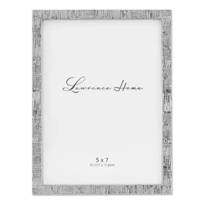 Image of Lawrence Frames Picture Frame, Silver, 5x7