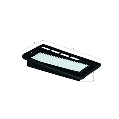 Image of 1378084E50 Air Filter MAHLE ORIGINAL LX 1743 40,0mm 160mm 307,0, 260,0mm Insert SUZUKI: IGNIS 2, Wagon R+ II Hatchback