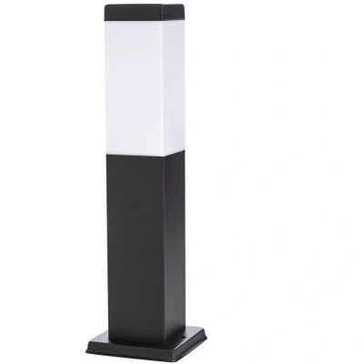 Image of Lindby Honula pillar light, dark grey, IP44