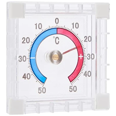 Image of Silverline Indoor/Outdoor Stick On Thermometer 50 to +50C