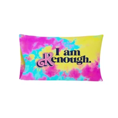 Image of Franco Collectibles Barbie Movie Kenough Beauty Silky Satin Standard Reversible Pillowcase Cover 20x30 for Hair and Skin, (Official Licensed Product)