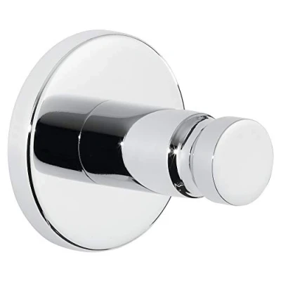 Image of tesa EXXCELLENT Towel Hook Self Adhesive Wall in Stainless Steel Design Mounted Hand Waterproof, incl. Power.Kit Solution 37 mm x