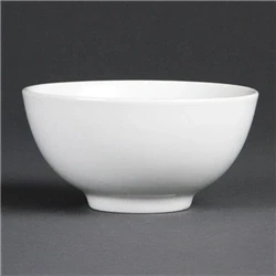 Image of Olympia Whiteware Rice Bowls 130mm 390ml (12 pack)