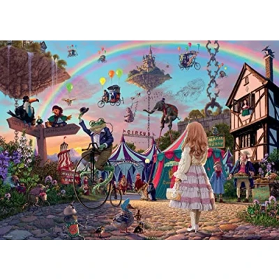 Image of Ravensburger Look &amp; Find No.2 Enchanted Circus 1000 Piece Mystery Jigsaw Puzzles for Adults and Kids Age 12 Years Up