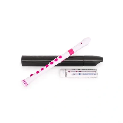 Image of Nuvo N320RDWPK Recorder Plus with Pink Trim, White