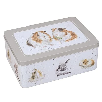 Image of Wrendale Designs Guinea Pigs Rectangular Tin