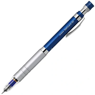 Image of Zebra Mechanical Pencil Delguard Type Lx 0.5mm, Blue Body (P MA86 BL)