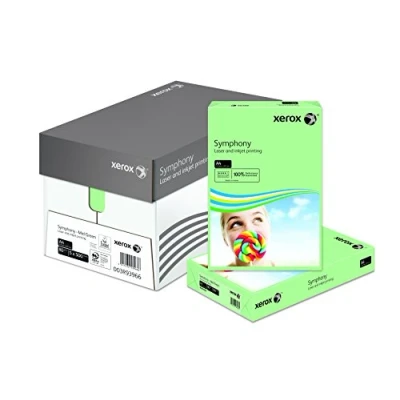 Image of Xerox Symphony Mid Green 003R93966 A4 210X297mm 80Gm2 PEFC2 500sh/RM 5rm/BX