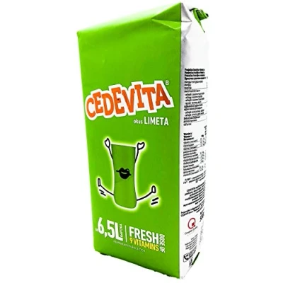 Image of Cedevita Instant 9 Vitamins Drink in Granules (Lime 6.5 L, 500 grams)