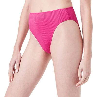 Image of Sloggi Shore Women&#039;s Dottyback Ultra high Leg Bikini Bottoms, Fuchsia Flower, XL