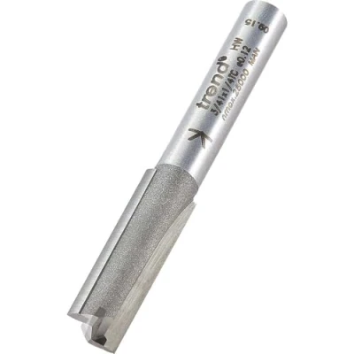 Image of Trend Professional Straight Two Flute Router Cutter, 1/4 Inch Shank, 8mm Cut Diameter, Tungsten Carbide Tipped, 3/41X1/4TC