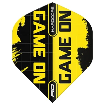 Image of RED DRAGON Hardcore Radical Game On Dart Flights 4 Sets Per Pack (12 in Total)