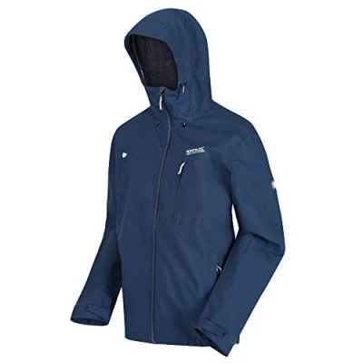 Image of Regatta Birchdale Waterproof Jacket Mens Outdoor Rain men lightweight , waterpoof &amp; windbreaker raincoat hooded Shell walking hiking activity