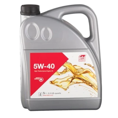 Image of 0009898201, A0009898201, MB2265 Engine oil FEBI BILSTEIN 32938 5W 40 5l BMW: 1 Coupe, Z3 Roadster, MERCEDES BENZ: GLA, AUDI: TT Coupe