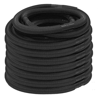Image of Lecerrot Pool Hose 32 mm Black, UV &amp; Chlorine Water Resistant Swimming Hose, for Garden Pool, Solar Heaters, Mats Heat Pumps
