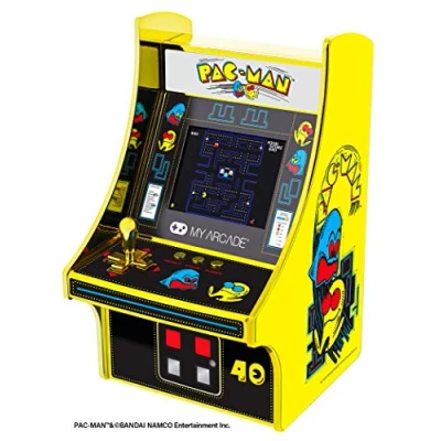 Image of 6.75&quot; COLLECTIBLE RETRO PAC MAN 40TH ANNIVERSARY MICRO PLAYER (PREMIUM EDITION)