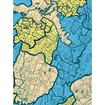 Image of Décopatch Ref FDA691O Atlas Effect Paper Pack Each Sheet 30 x 40cm, of 20 Sheets Best Used With Décopach Glue &amp; Varnish, Blue Green