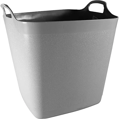 Image of Town &amp; Country 40L Square Flexi Tub Soft Grey