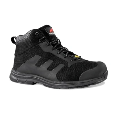 Image of Rock Fall TeslaDRI ESD Safety Steel Toe Cap Trainer Unisex, Fully Waterproof Boots, SRC Slip Rated Work, Ankle High with Fibreglass Protective Toecap UK 15