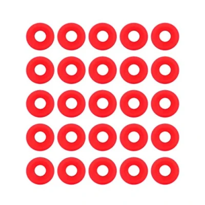 Image of 25Pcs Silicone Grolsch Gaskets Rubber Washers Home Brew Beer Bottle Seals for Swing Flip Top