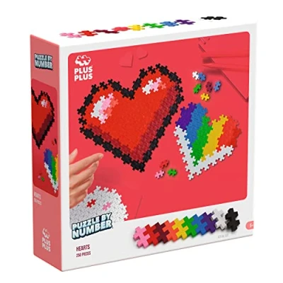 Image of Plus Kids Puzzles By Numbers Heart Jigsaw For Puzzle 5 Year Old Games Girls Gifts Learning Toys