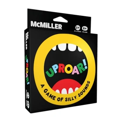 Image of UpRoar! The Card Game of Silly Sounds Funny Family Party for Kids, Teens, and Adults, 2+ Players, Eco, Sustainable, Fun, Birthday Gift, Night, Travel, Stocking Filler, Halloween, Christmas