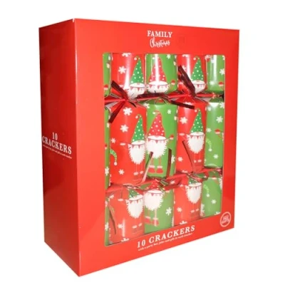 Image of Widdle Gifts 10 Pack Christmas Crackers Family 30cm Gonks 1887