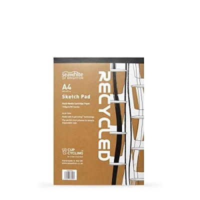 Image of Seawhite CupCycling™ Cartridge Paper Pad A4 (29.7 x 21cm)