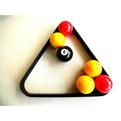 Image of cueball16 TRIANGLE For 15 x STANDARD Size 2&quot; UK/English (50.8mm) POOL TABLES BALLS