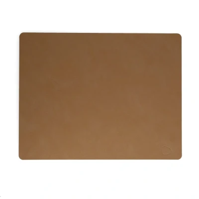 Image of LIND DNA Placemat Nupo Leather Truffle 45 x 35 cm