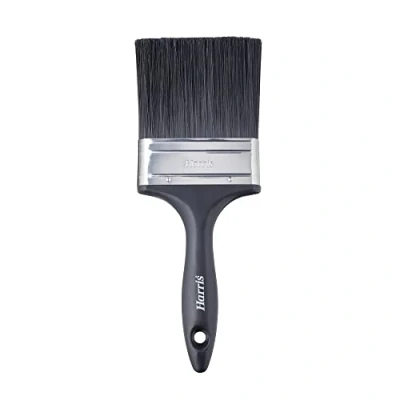Image of Harris Essentials Masonry Paint Brush, 4&quot;,Black