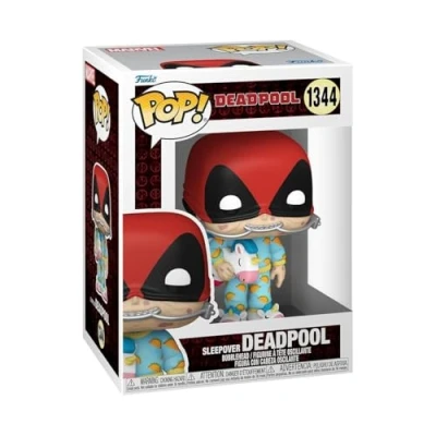 Image of Funko Pop! Marvel: Deadpool Sleepover Party Guest Collectable Vinyl Figure Gift Idea Official Merchandise Toys for Kids &amp; Adults Marvel Fans Model Collectors and Display