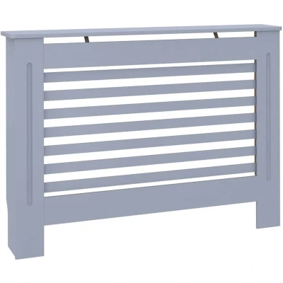 Image of vidaXL Radiator Cover Anthracite 112x19x81.5 cm MDF