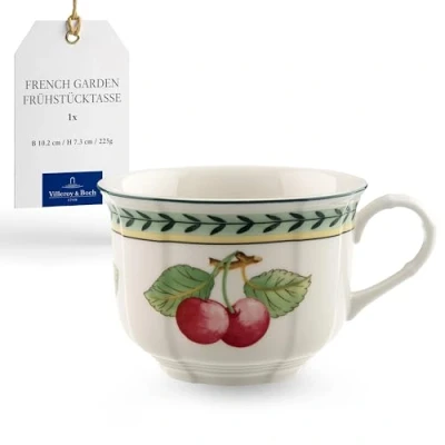 Image of Villeroy &amp; Boch French Garden 10 2281 1240 Fleur Breakfast Cup, 0.35 Litre